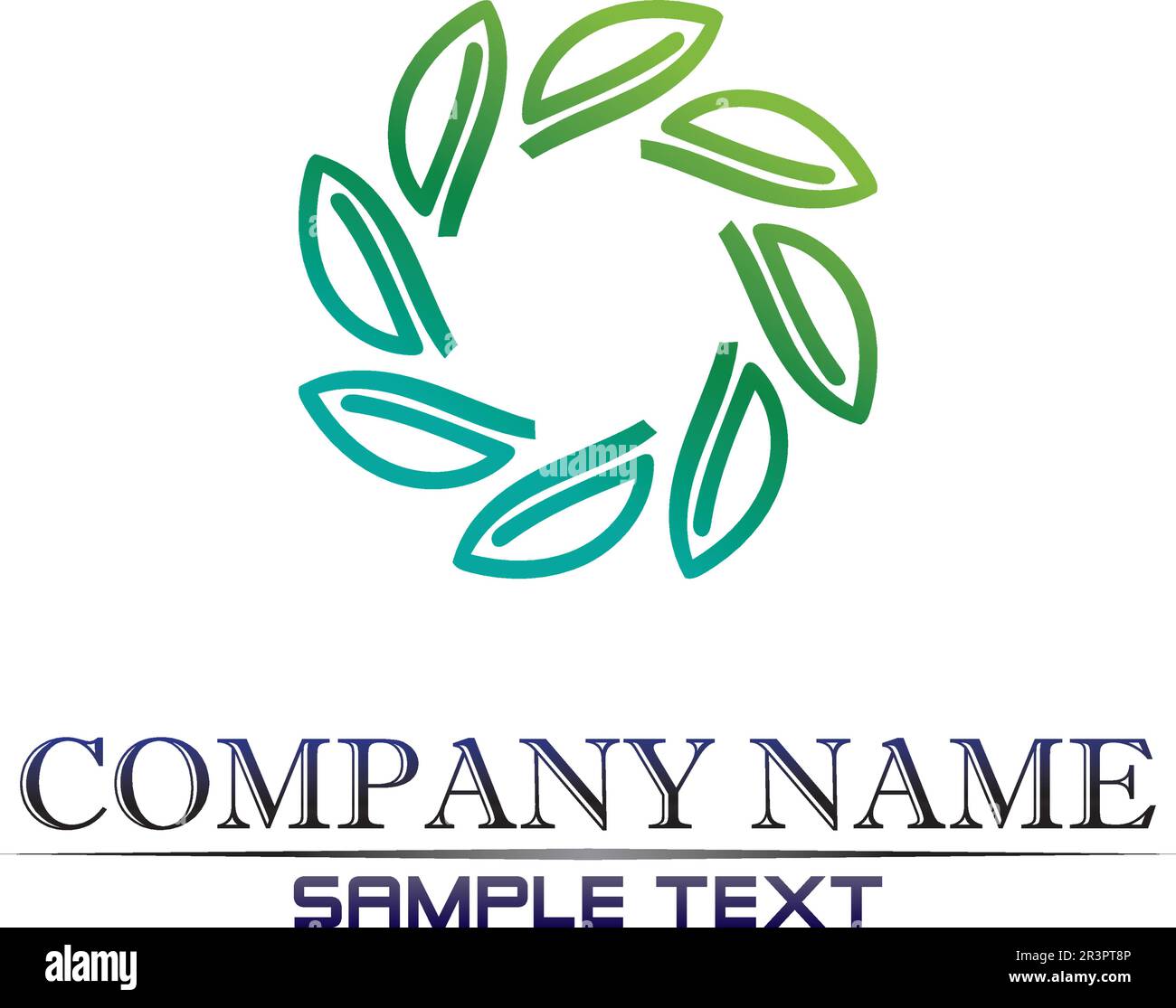 Tree leaf vector logo design eco friendly concept Stock Vector Image ...
