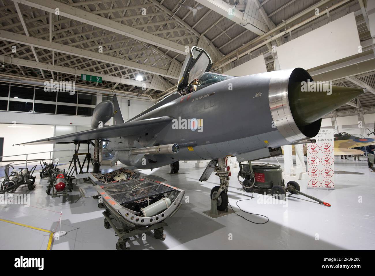 British Aircraft Corporation Lightning F6 fighter Stock Photo