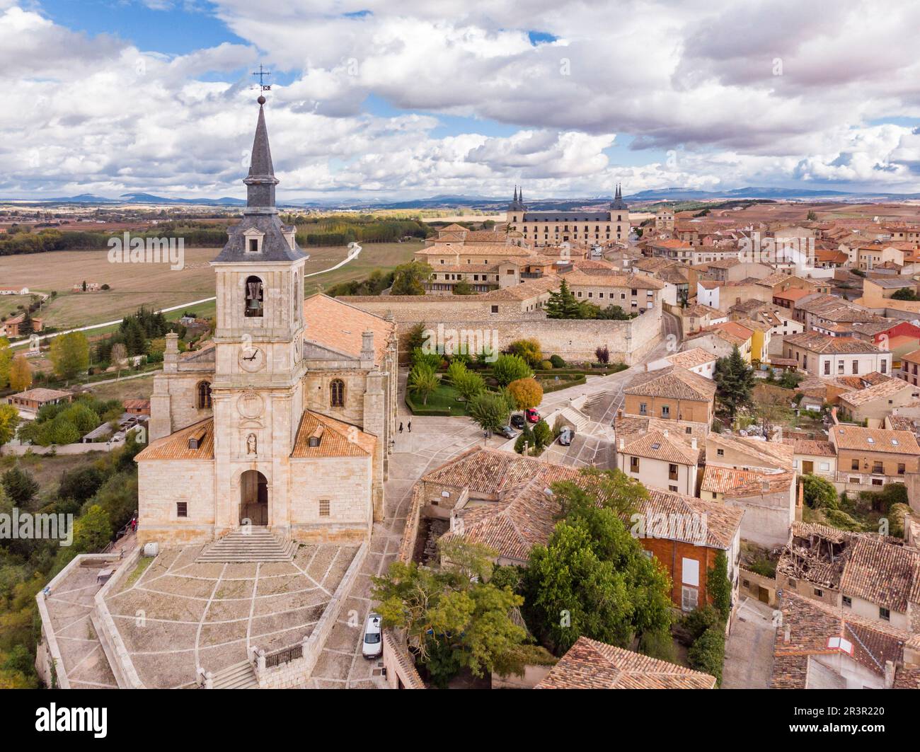 Colegiata de san Pedro, Lerma, Burgos province, Spain. Stock Photo