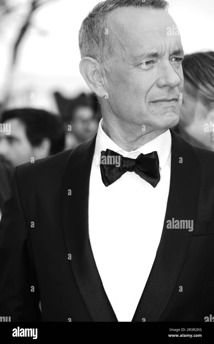 Cannes, France. 23rd May, 2023. Tom Hanks attends the "Asteroid City" red carpet during the 76th