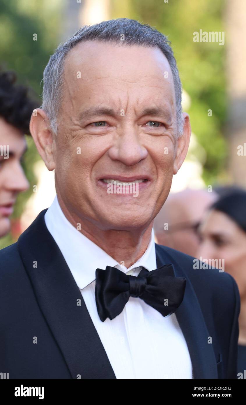 Cannes, France. 23rd May, 2023. Tom Hanks attends the "Asteroid City" red carpet during the 76th