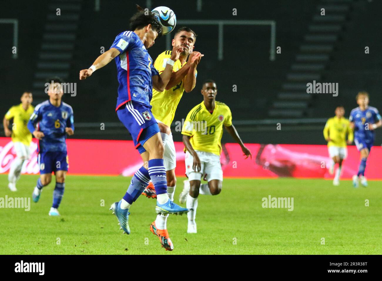La Plata, Argentina. 24th May, 2023. Tomas Angel of Colombia during the match of second round of Group C for World Cup FIFA U20 at Diego A. Maradona Stadium ( Credit: Néstor J. Beremblum/Alamy Live News Stock Photo