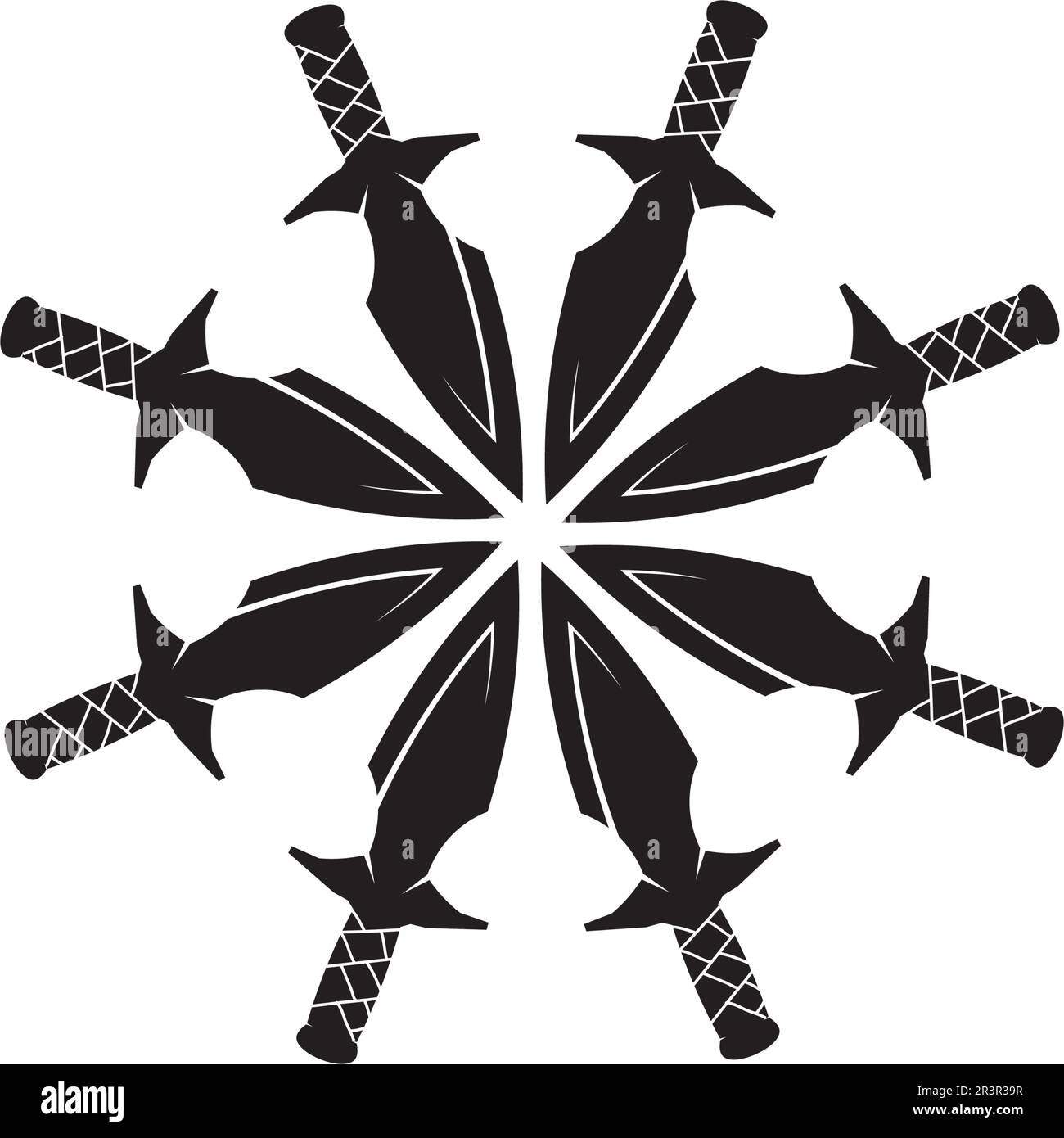 Nine Swords Tarot Cards Eight Crossed Swords Hand Grasping Sword Stock  Vector by ©LaInspiratriz 425866784