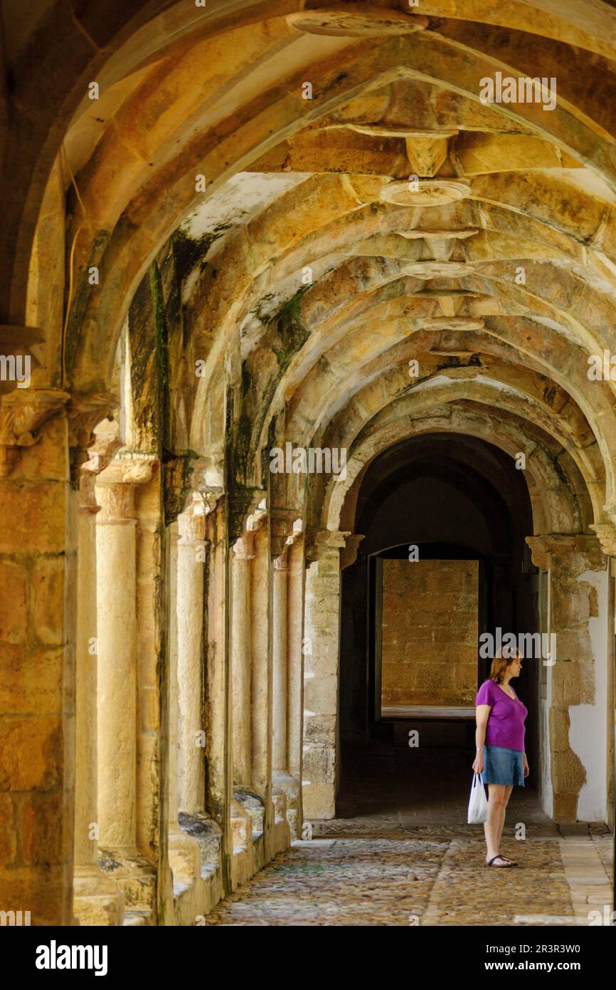 claustro Da Micha, 1543, convento de Cristo,año 1162, Tomar, distrito de Santarem, Medio Tejo, region centro, Portugal, europa. Stock Photo