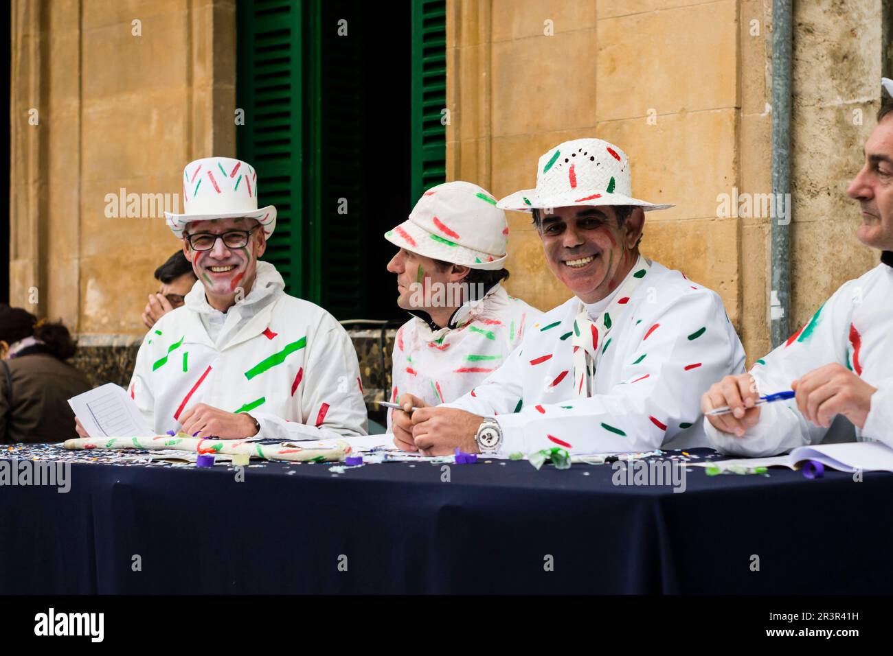 els darrers dias, carnaval, Llucmajor, Migjorn, Mallorca, balearic islands, spain, europe. Stock Photo