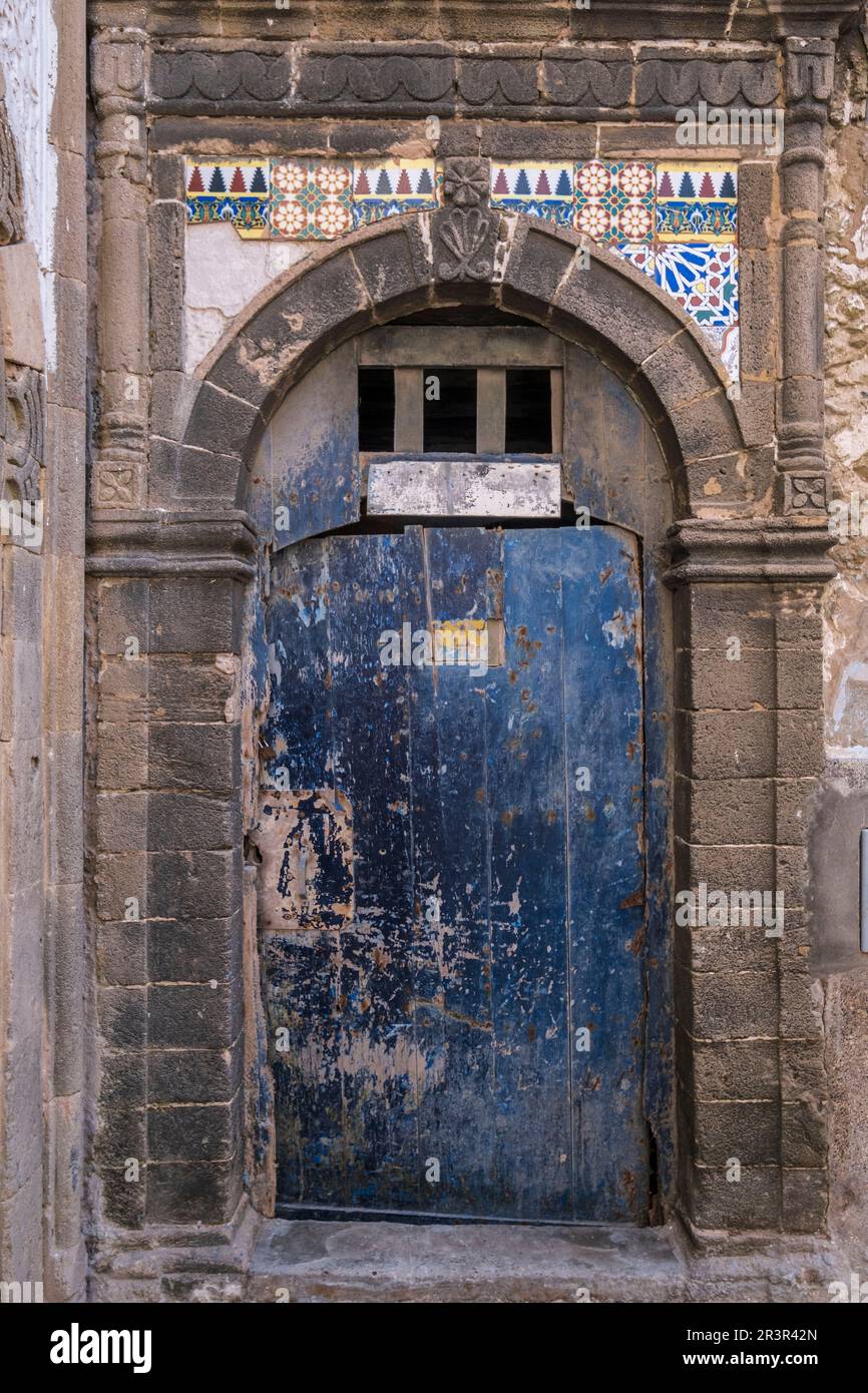 medina alley, Essaouira, morocco, africa. Stock Photo