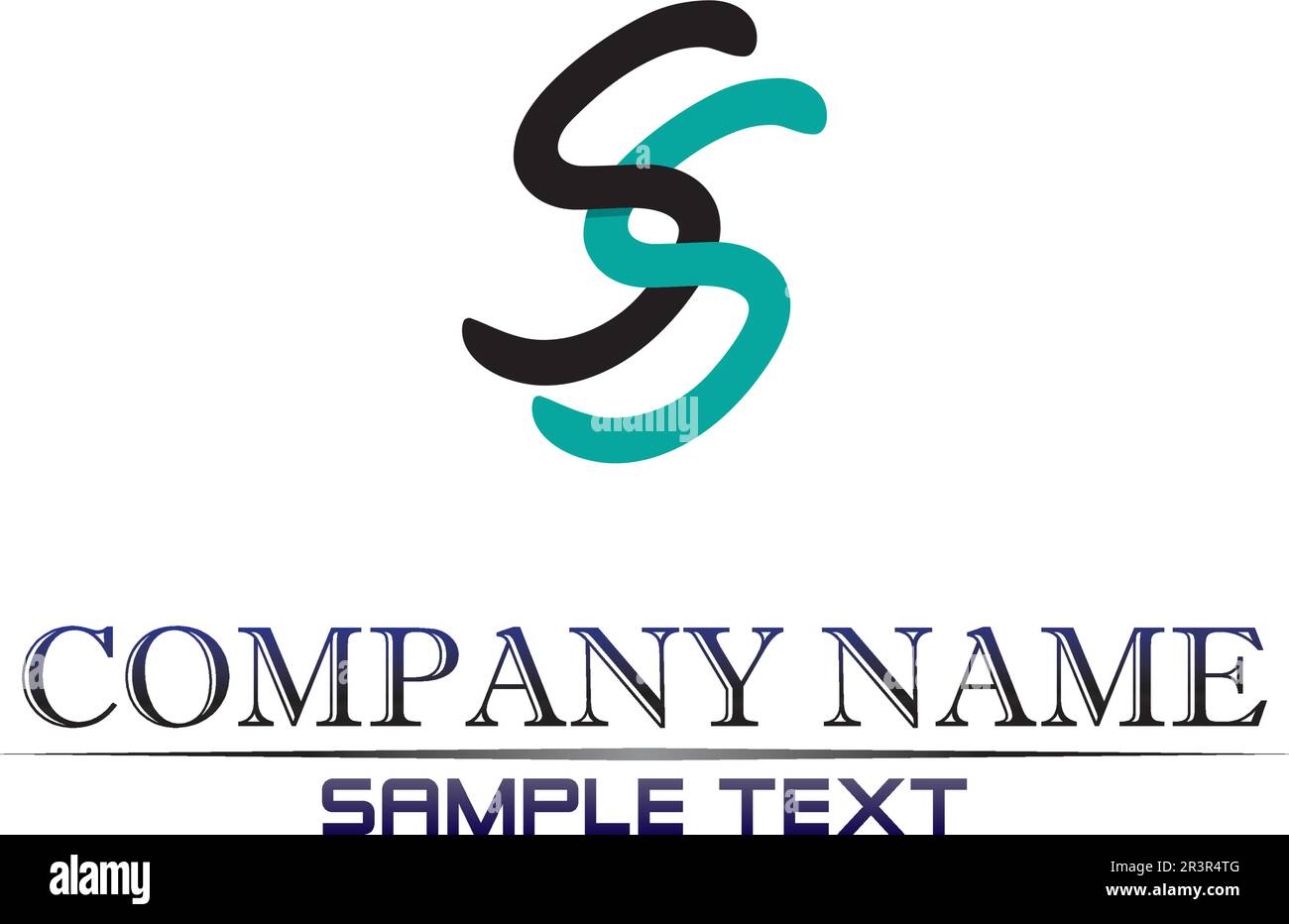Business corporate letter S logo design vector Stock Vector Image & Art ...