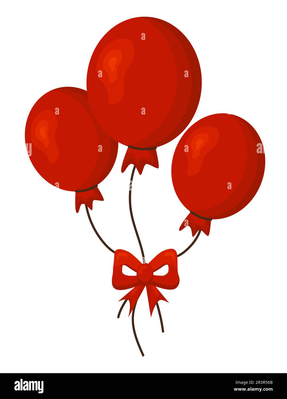 Bunch of balloons string Stock Vector Images - Alamy