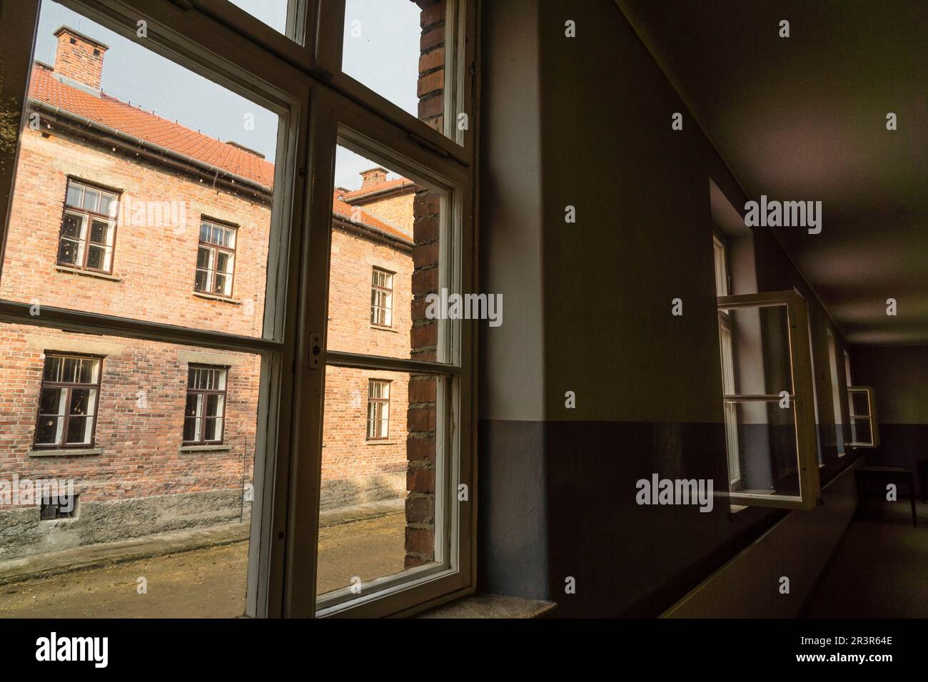 campo de concentracion de Auschwitz I, museo estatal, Oswiecim, Polonia, eastern europe. Stock Photo