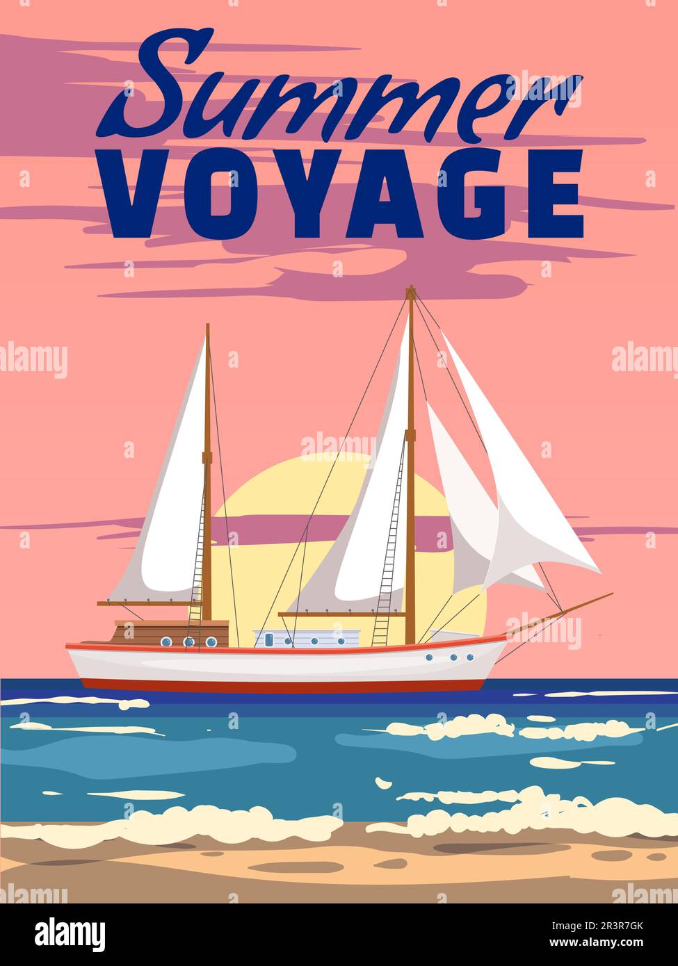 Vintage yacht man Stock Vector Images - Alamy