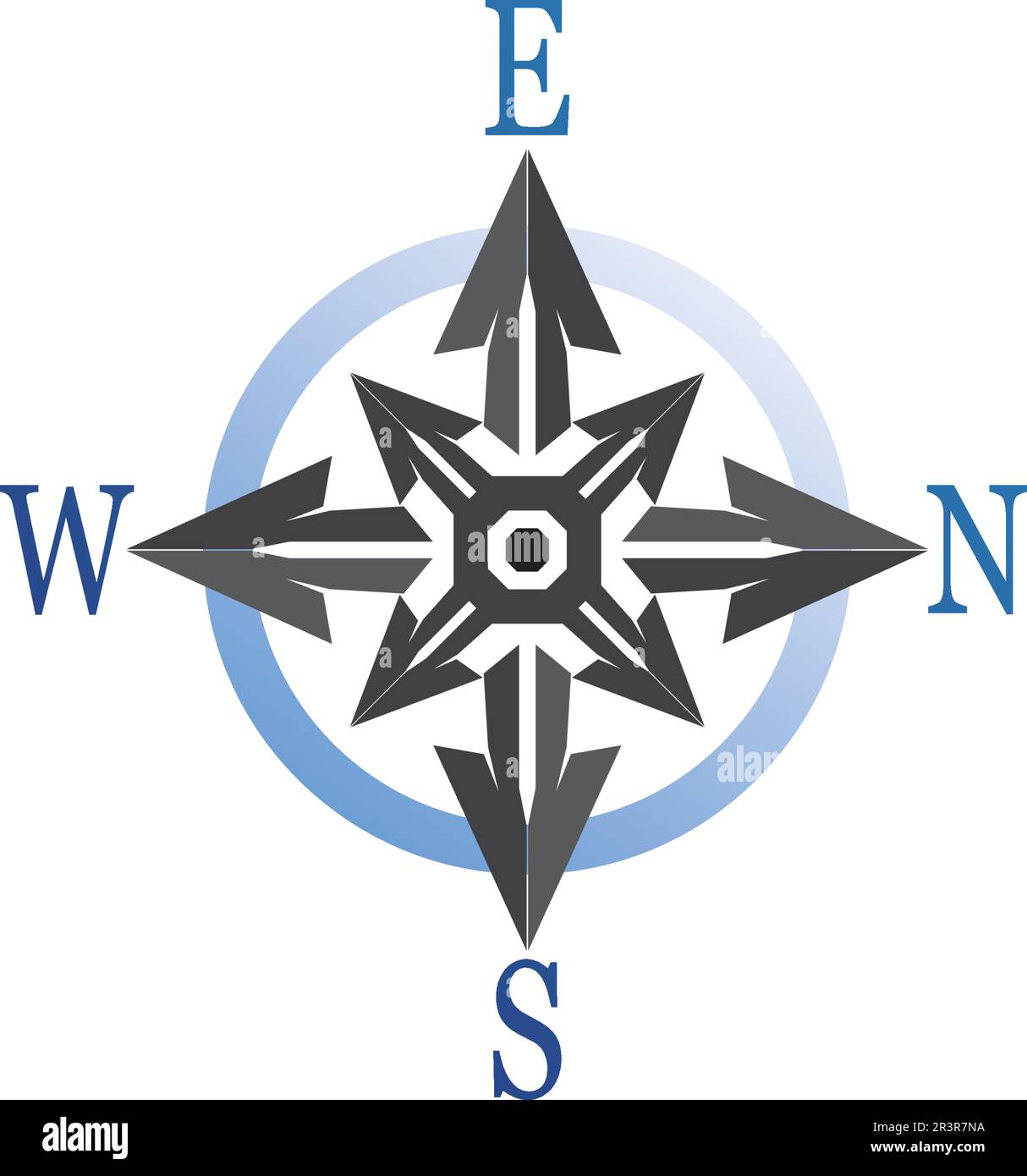 Vector Compass signs and symbols logo Stock Vector Image & Art Alamy