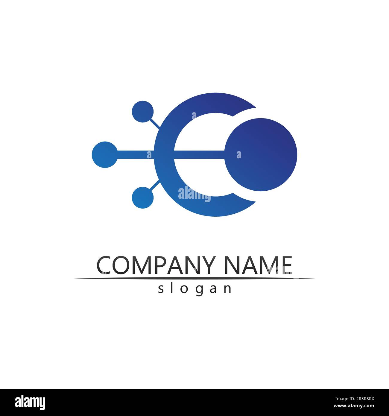 Technology circle logo and symbols Vector Stock Vector Image & Art - Alamy