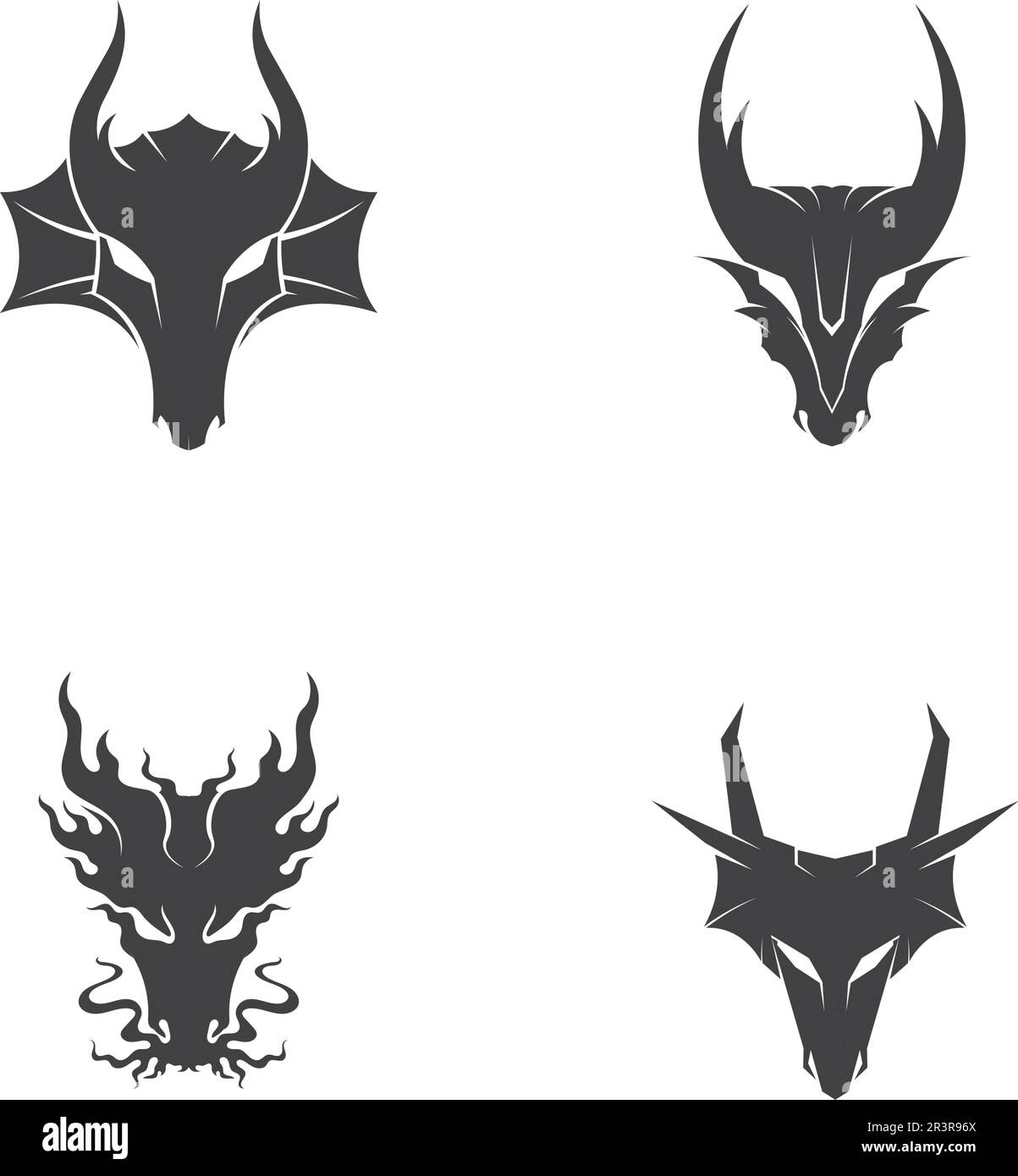 Dragon head art Black and White Stock Photos \u0026 Images - Page 3 - Alamy, image size:1203x1390