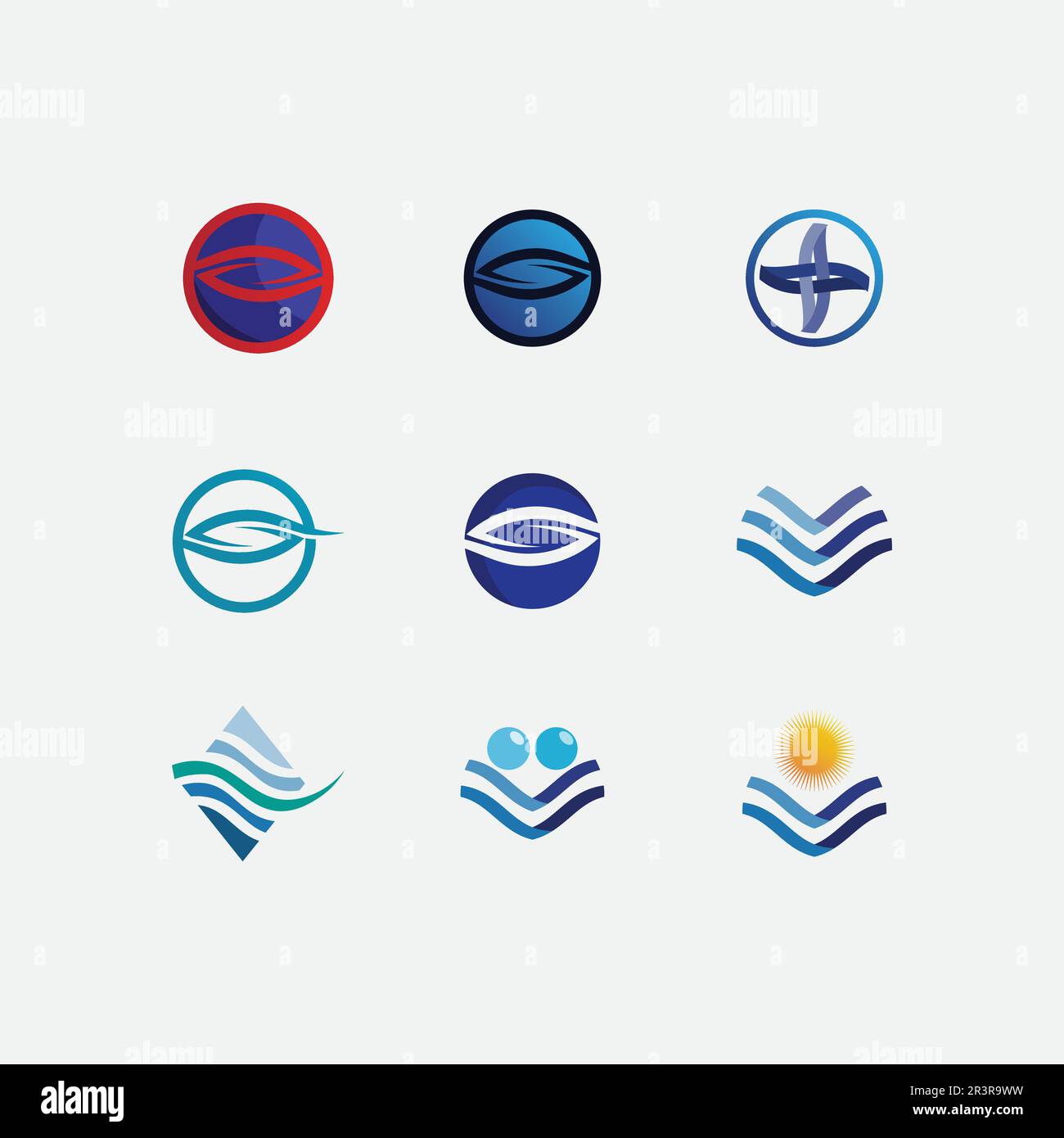 Ocean waves vector vectors hi-res stock photography and images - Alamy