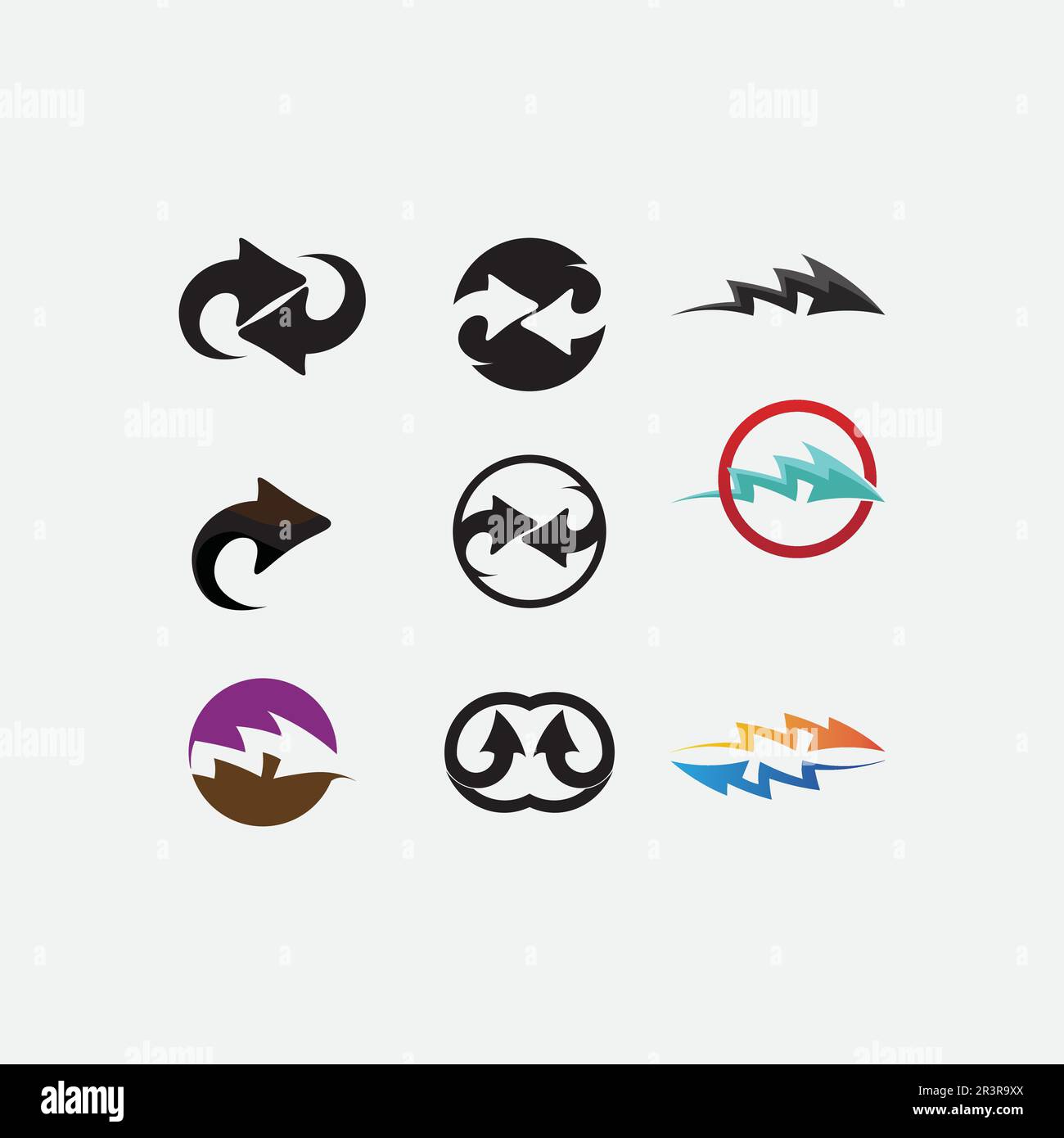 abstract film icon vector illustration template design Stock Vector