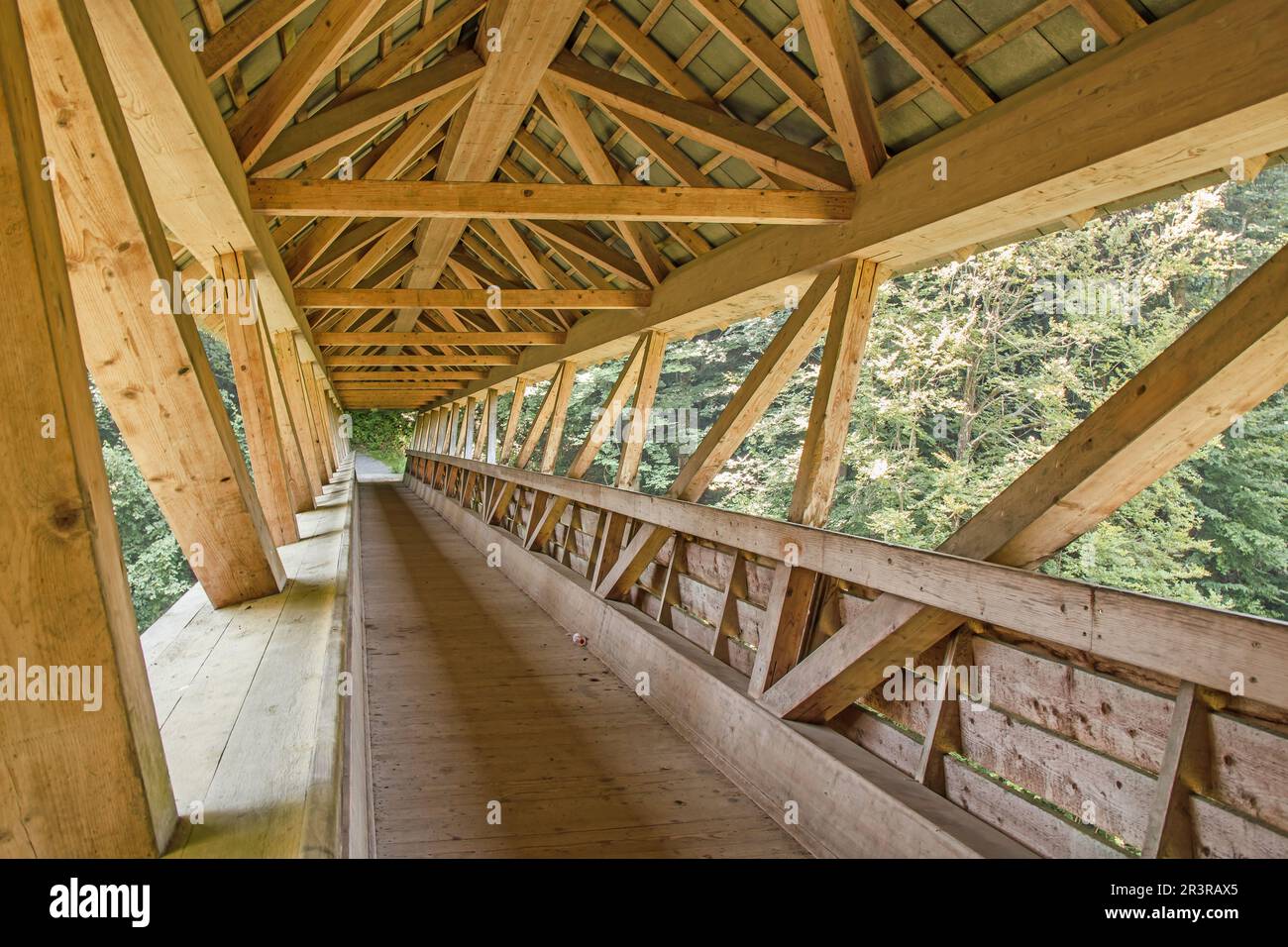 BadtÃ¶beli Bridge Waldstatt, Canton Appenzell Ausserrhoden, Switzerland Stock Photo
