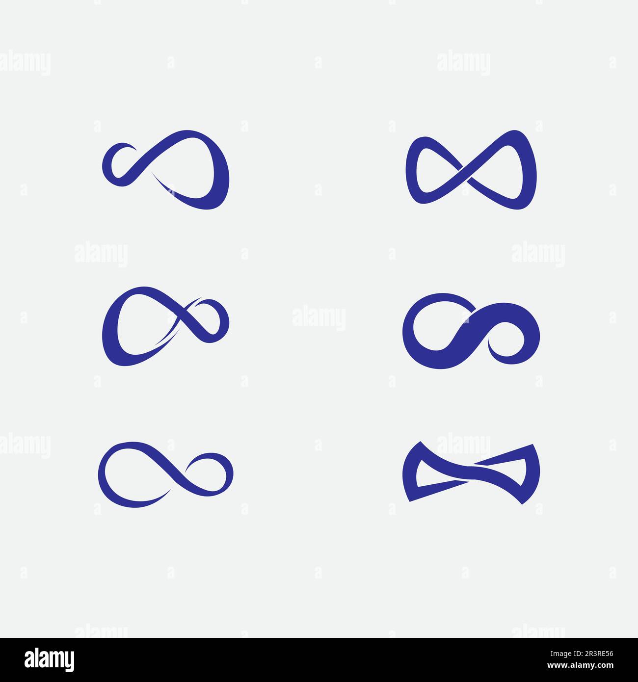 infinity design logo and 8 icon, vector, sign, creative logo for business and corporate infinity symbol Stock Vector