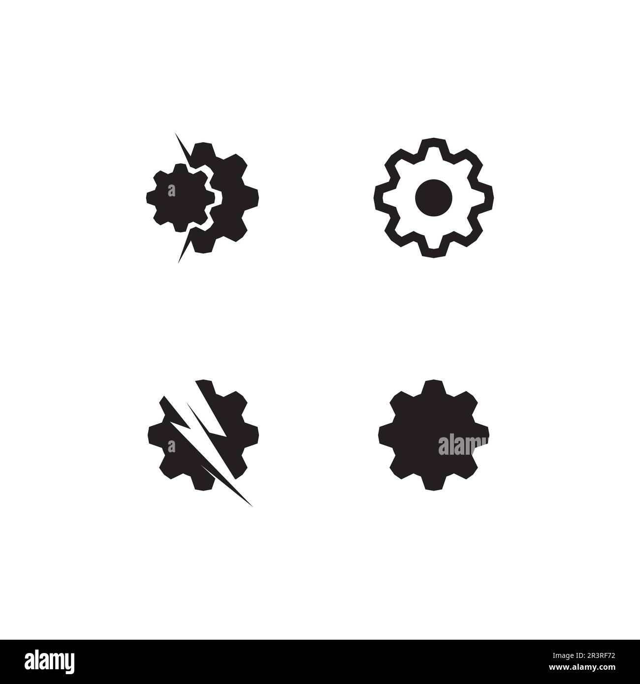 Gear Logo Template vector icon illustration design Stock Vector