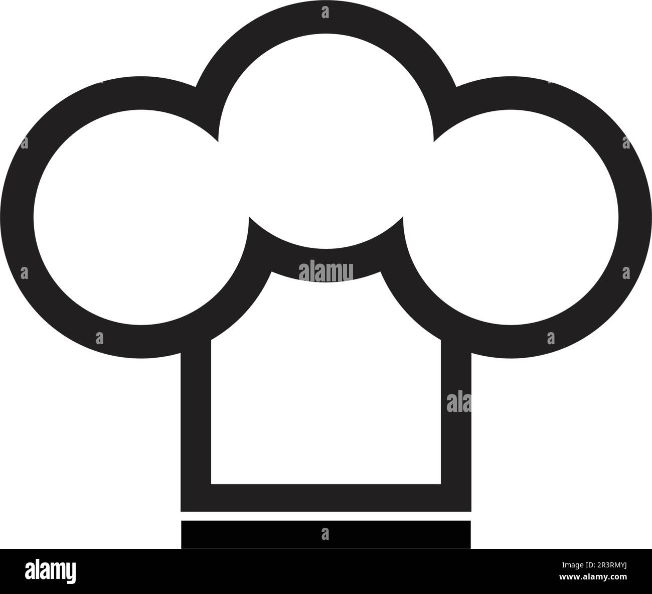 chef logo classical cook catering vector design Stock Vector