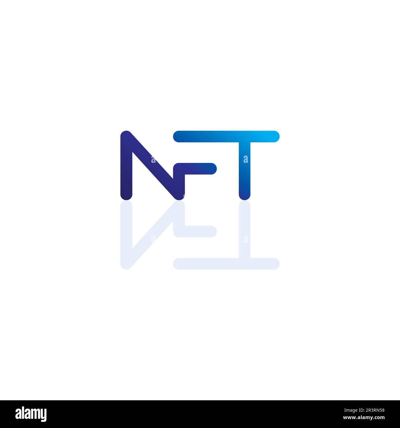 NFT letter and font technology line icon set Crypto Icon or Logo Symbol ...