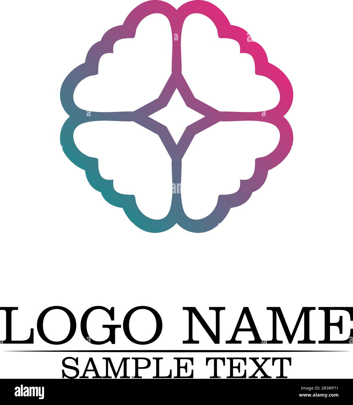 Vector - Vector set of floral patterns on a white background Stock Vector