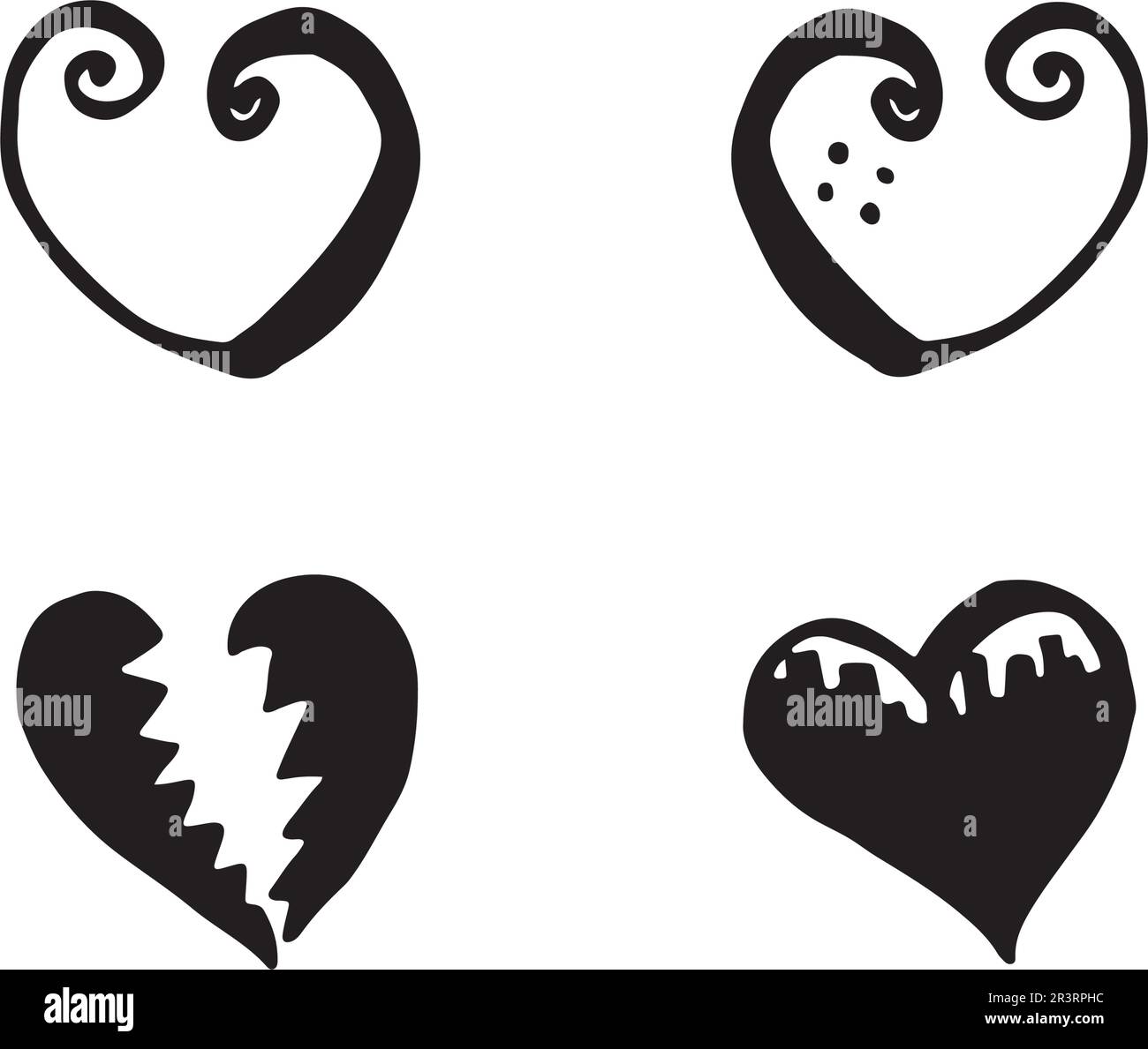 Love Logo and valentine day symbols Vector Template icons app Stock Vector
