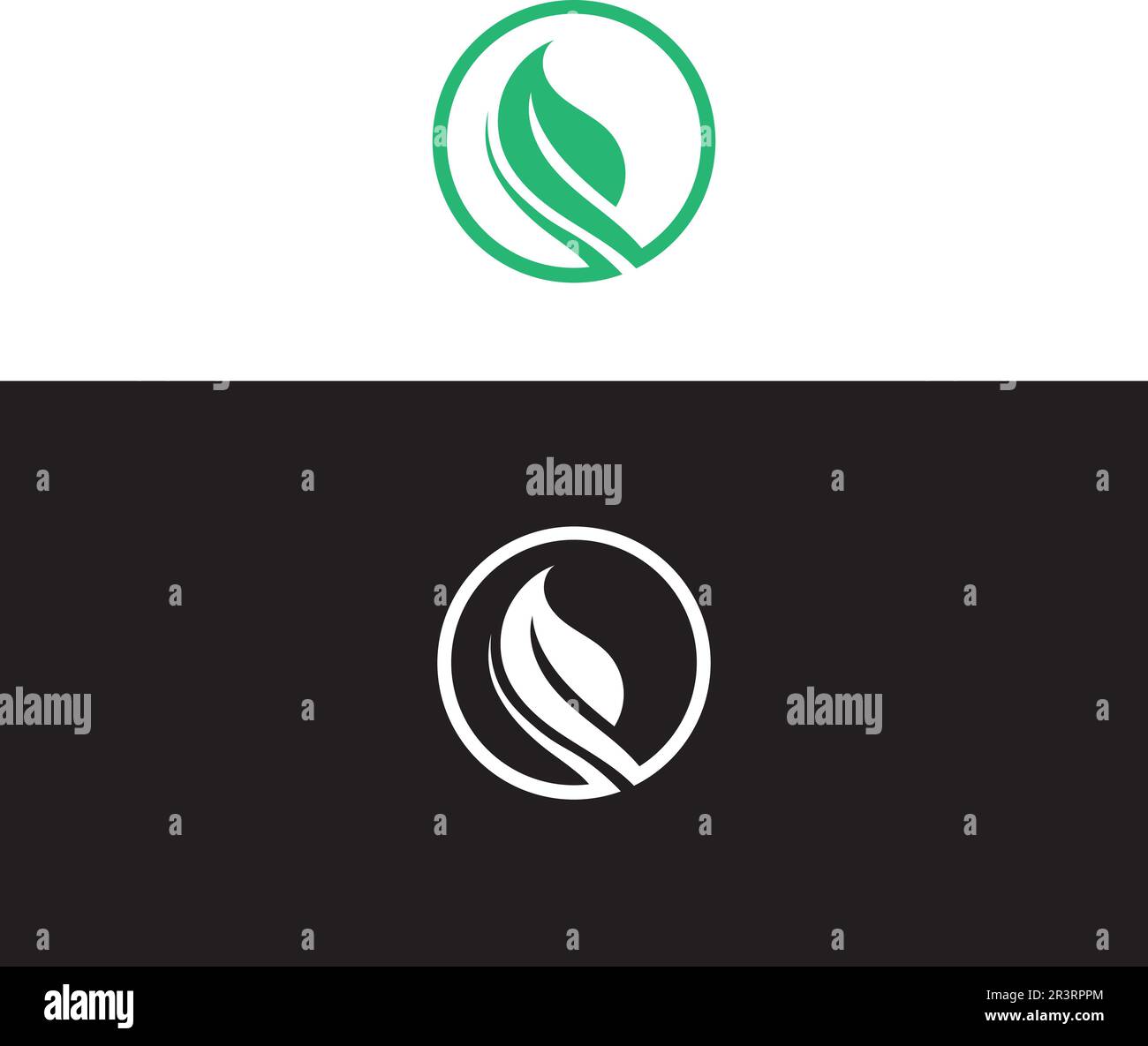 Tree leaf vector logo design eco friendly concept Stock Vector Image ...