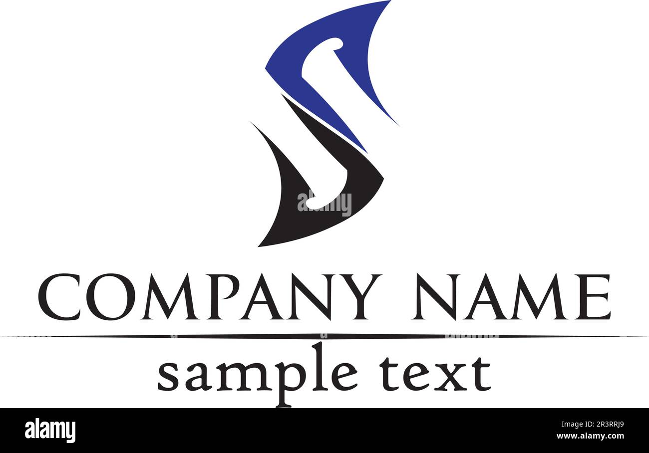 Business corporate letter S logo design vector Stock Vector Image & Art ...