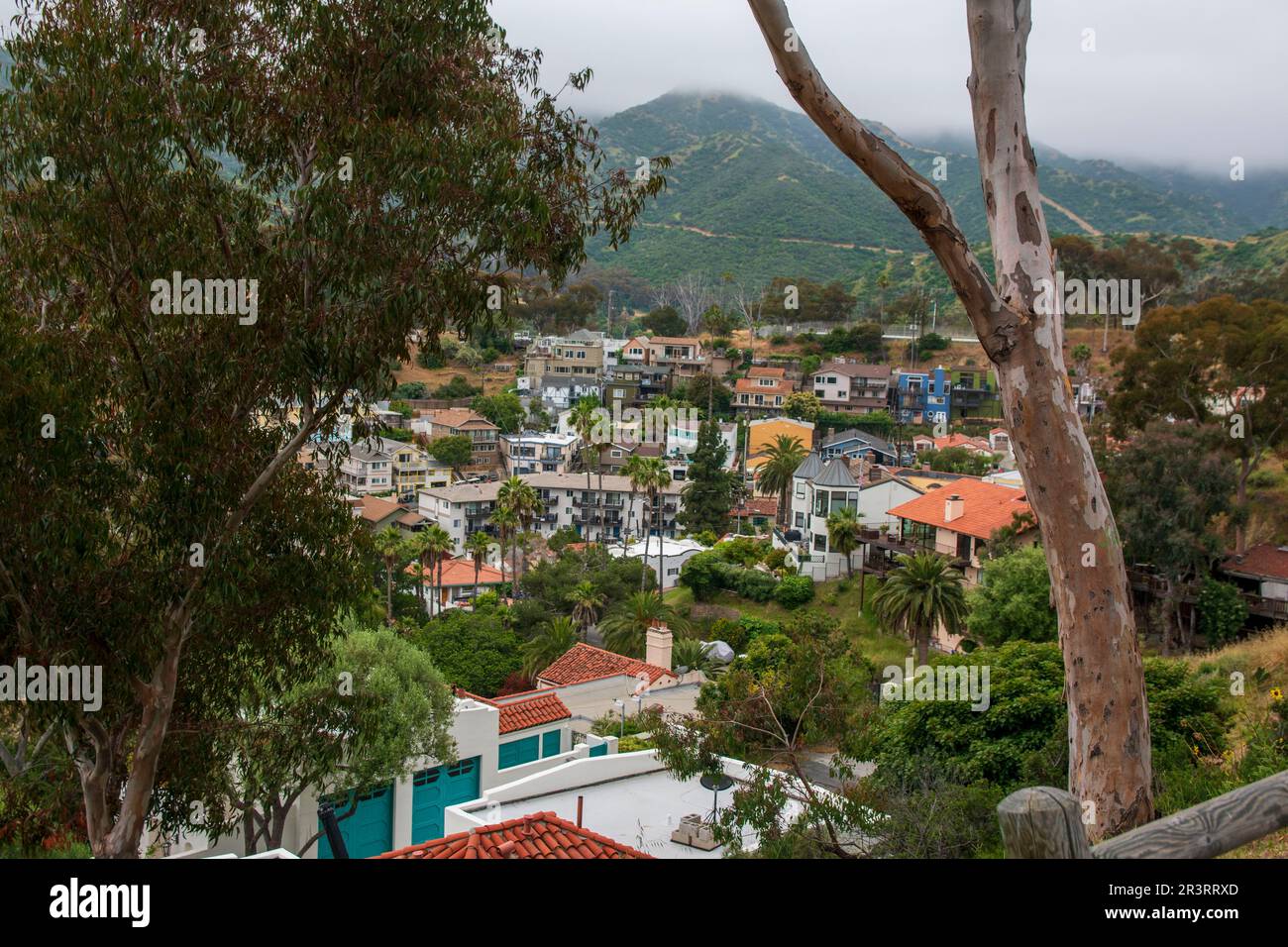 The city of Avalon is the main population center on Catalina Island, CA