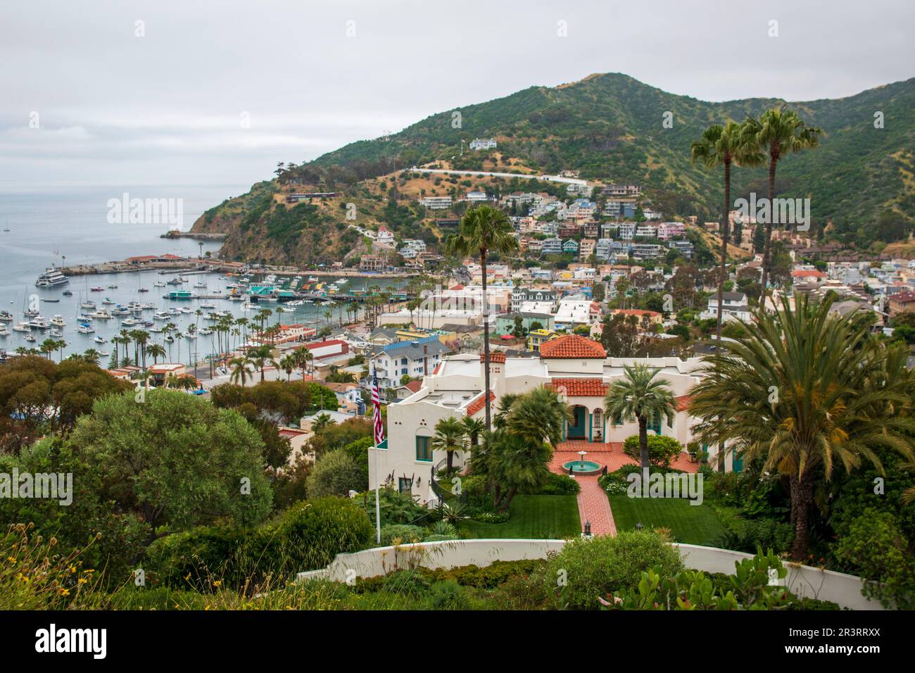 The city of Avalon is the main population center on Catalina Island, CA