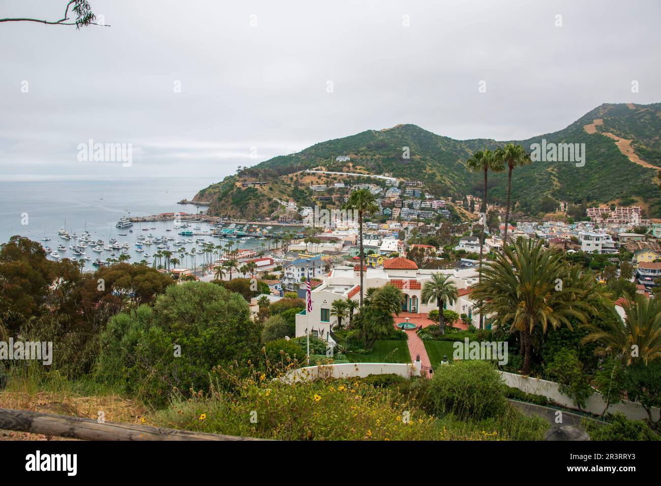 The city of Avalon is the main population center on Catalina Island, CA