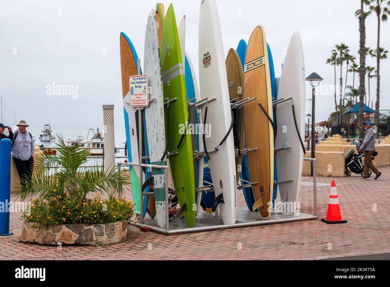 The city of Avalon is the main population center on Catalina Island, CA, USA Stock Photo Alamy