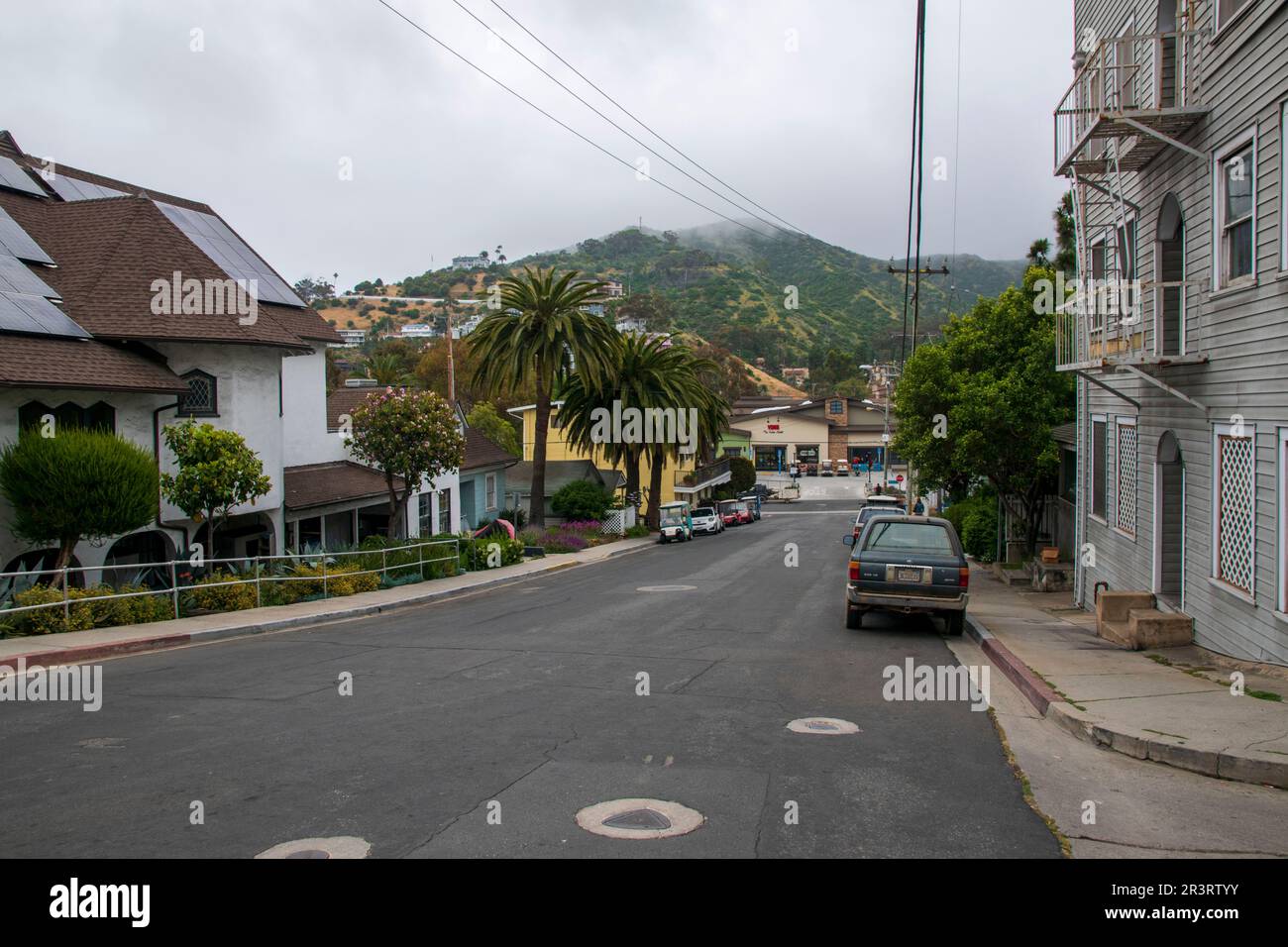 The city of Avalon is the main population center on Catalina Island, CA