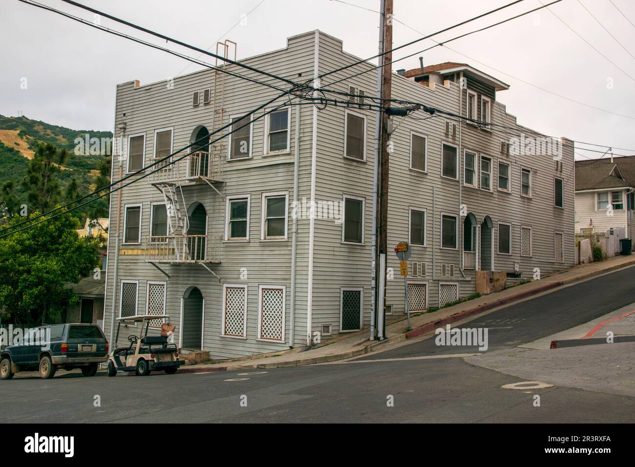 The city of Avalon is the main population center on Catalina Island, CA