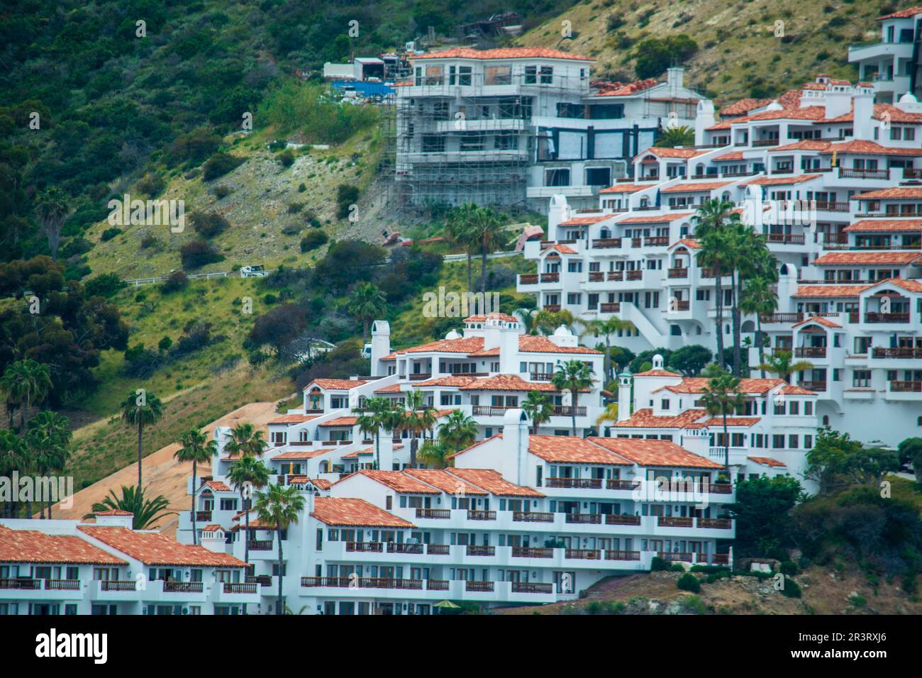 The city of Avalon is the main population center on Catalina Island, CA