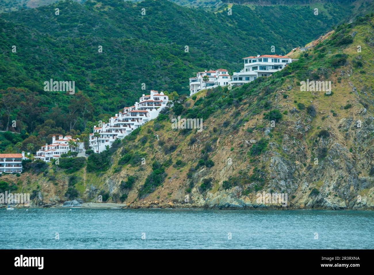 The city of Avalon is the main population center on Catalina Island, CA