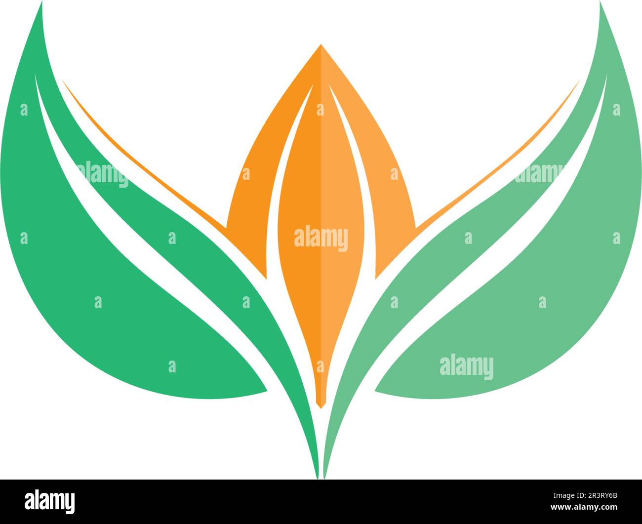 Tree leaf vector logo design eco friendly concept Stock Vector Image ...