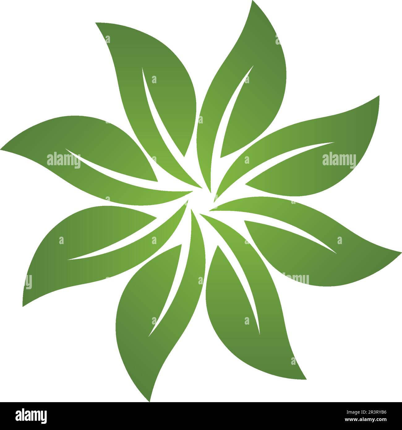 Tree leaf vector logo design eco friendly concept Stock Vector Image ...