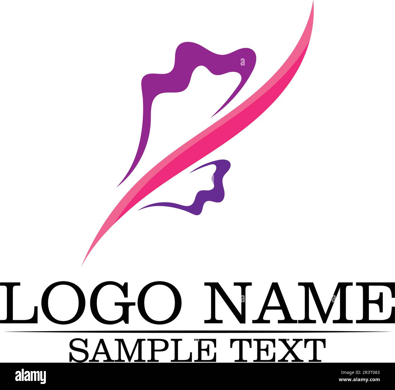 Beauty Vector flowers design logo Template icon Stock Vector