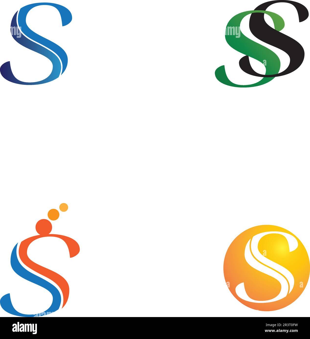 Business corporate letter S logo design vector Stock Vector Image & Art ...