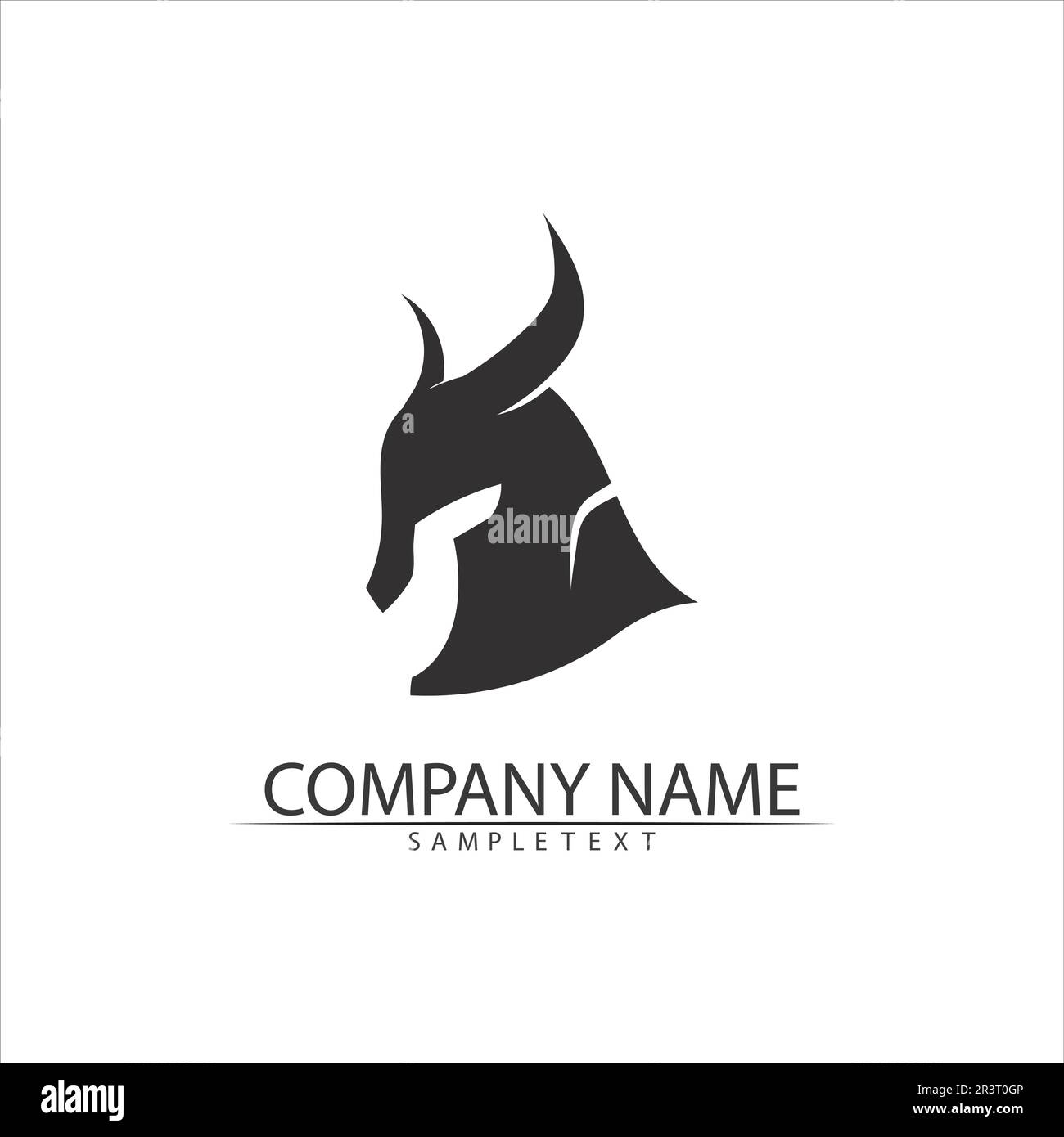 Spartan helmet logo template vector icon design Stock Vector