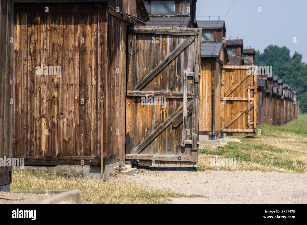 campo de concentracion de Auschwitz-Birkenau, museo estatal, Oswiecim, Polonia, eastern europe. Stock Photo