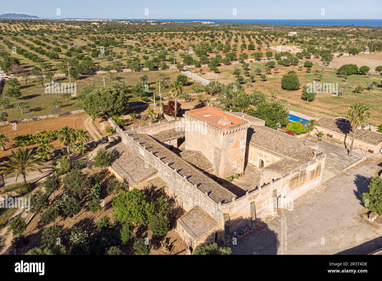 Son Fortesa Vell, Manacor, Llevant region, Mallorca, Balearic Islands, Spain. Stock Photo