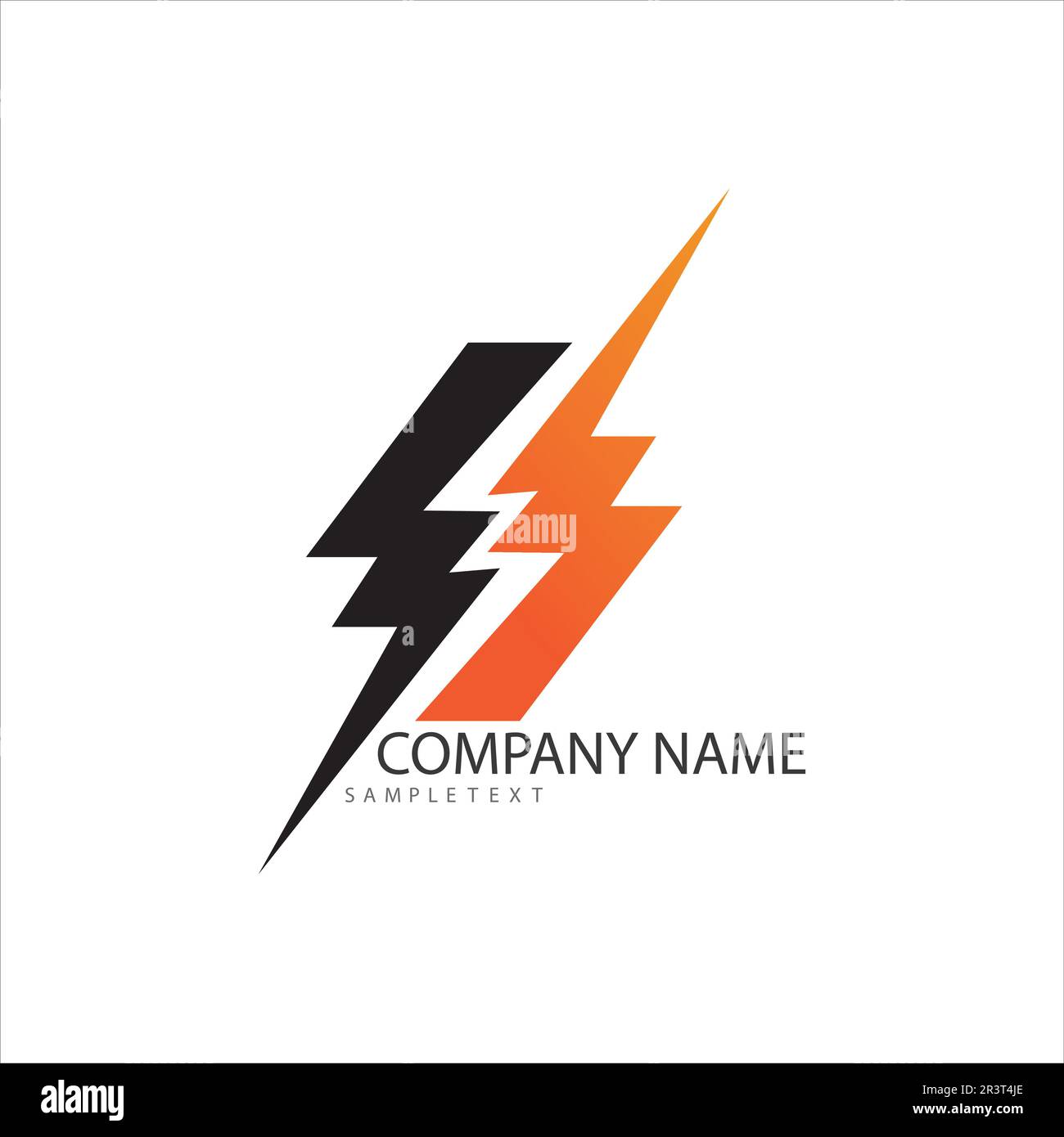 flash electric Vector lightning icon logo and symbols Stock Vector