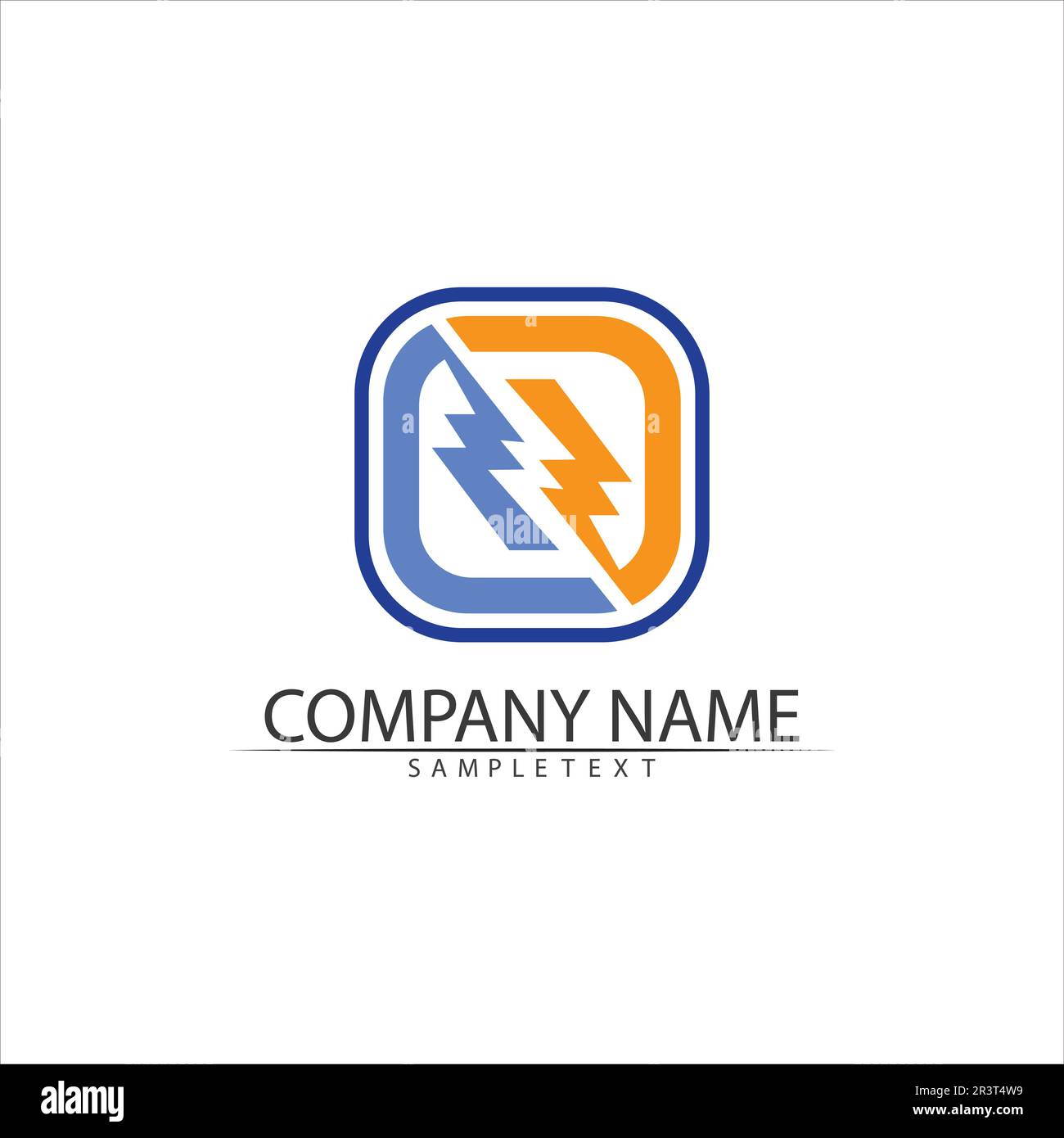 flash electric Vector lightning icon logo and symbols Stock Vector ...