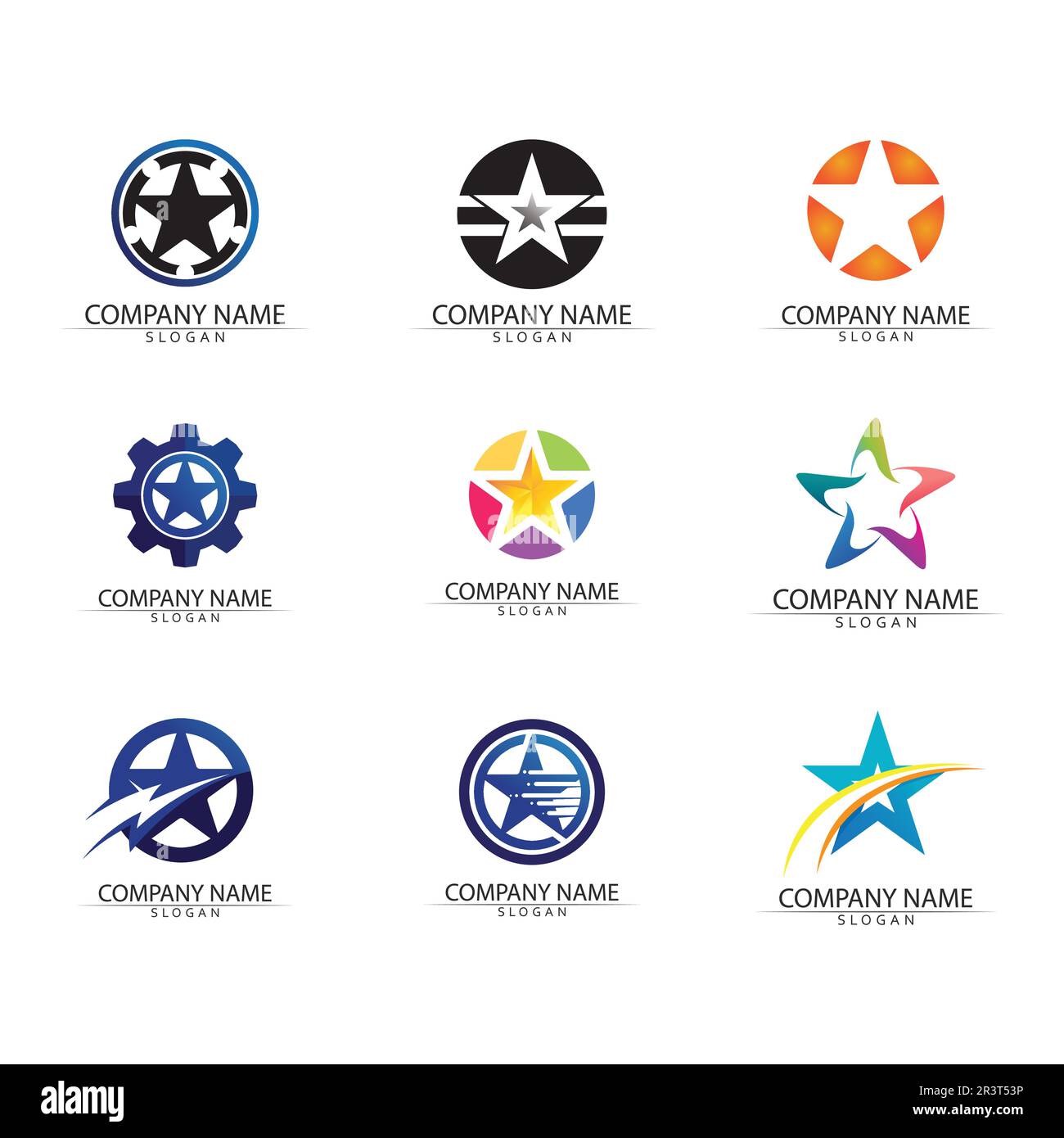 Star icon Template vector illustration design Stock Vector