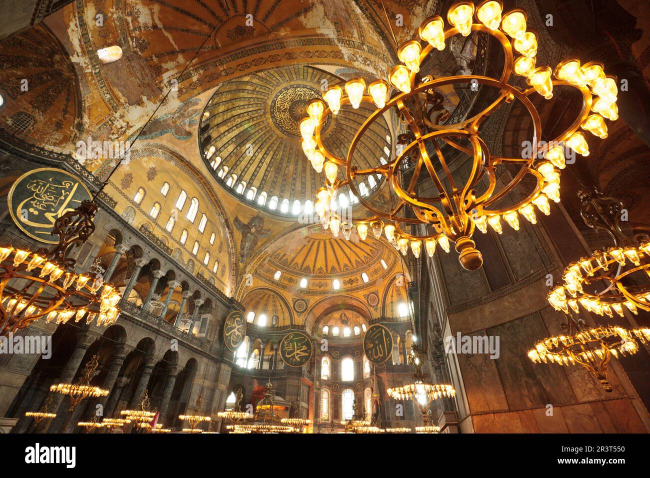 Santa Sofia , iglesia de la santa sabiduria,siglo VI.Sultanahmet. Estambul.Turquia. Asia. Stock Photo