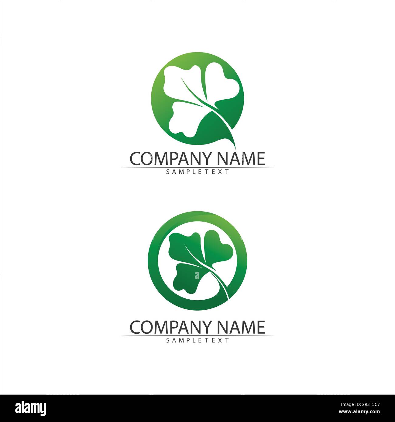 Tree leaf vector and green logo design friendly concept Stock Vector ...