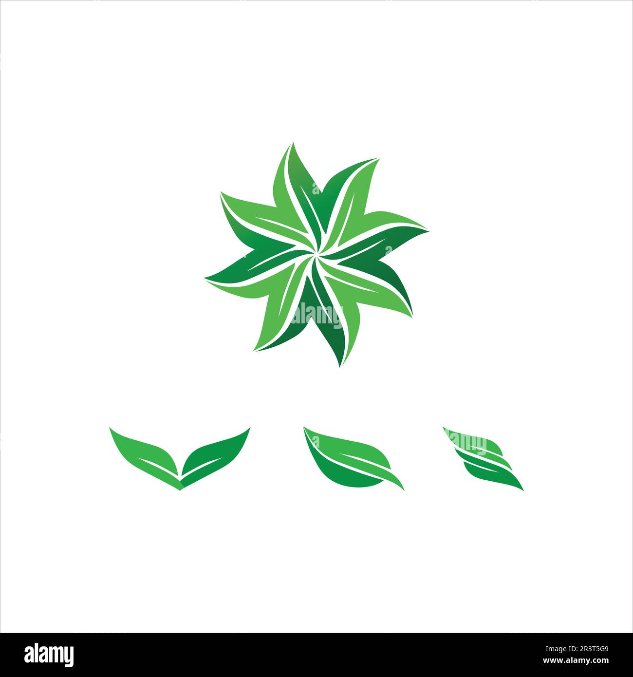 Tree leaf vector and green logo design friendly concept Stock Vector ...