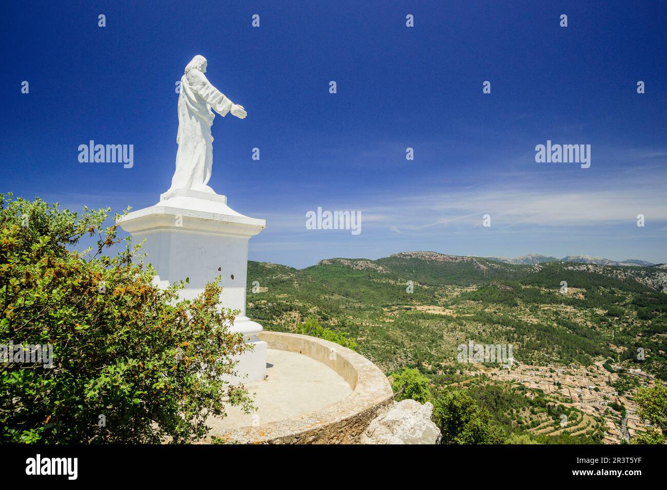 Cor de Jesus, Esporles.Sierra de Tramontana.Mallorca.Islas Baleares. España. Stock Photo
